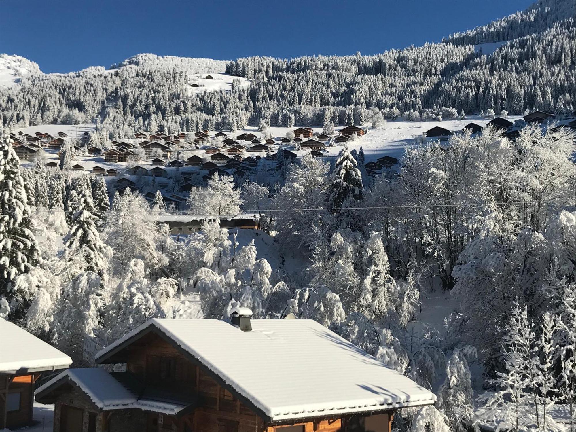 Au Bois De Lune Châtel Exteriér fotografie