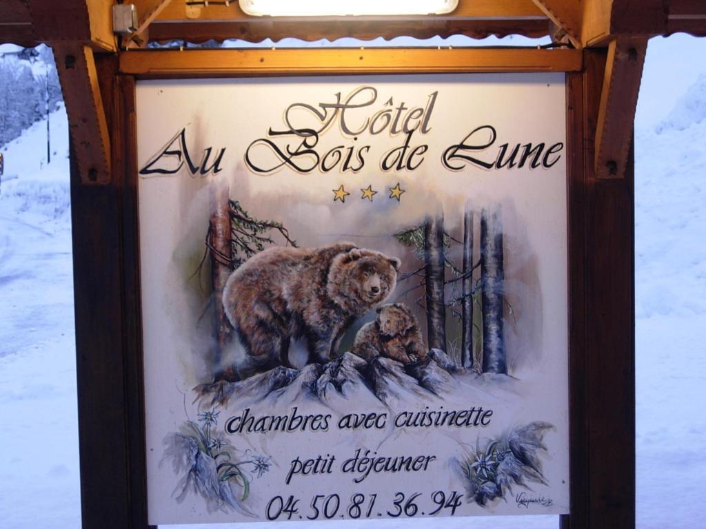 Au Bois De Lune Châtel Exteriér fotografie